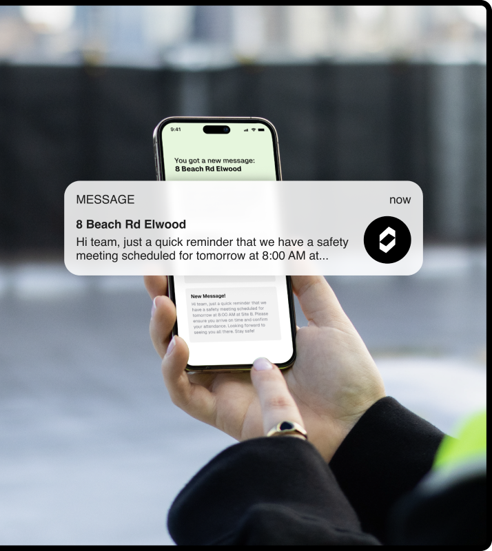Send a segmented SMS in seconds