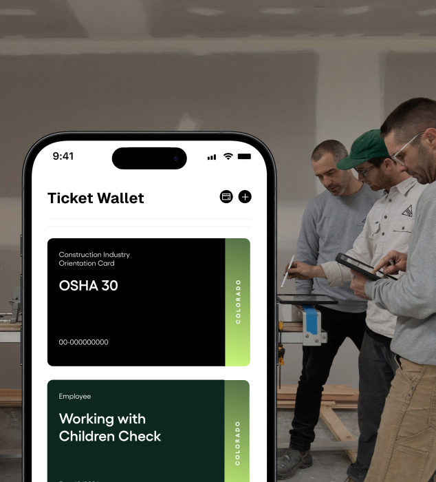 Track worker documents and certifications